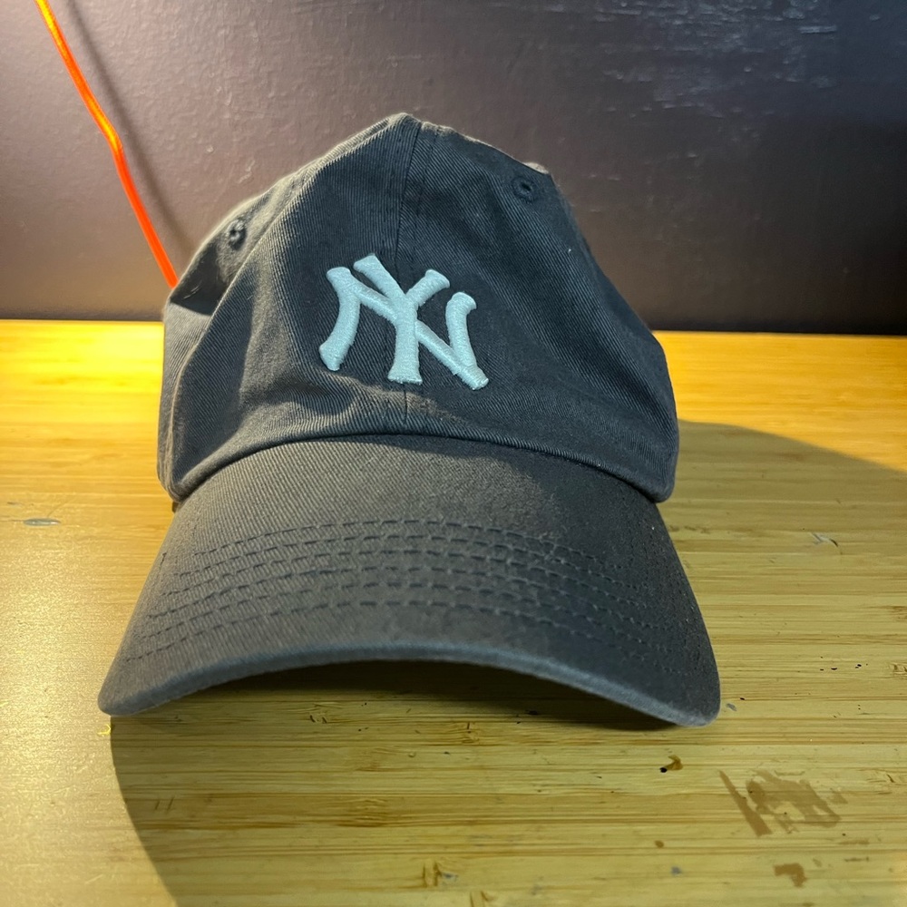 Gray Baseball Cap with White Logo